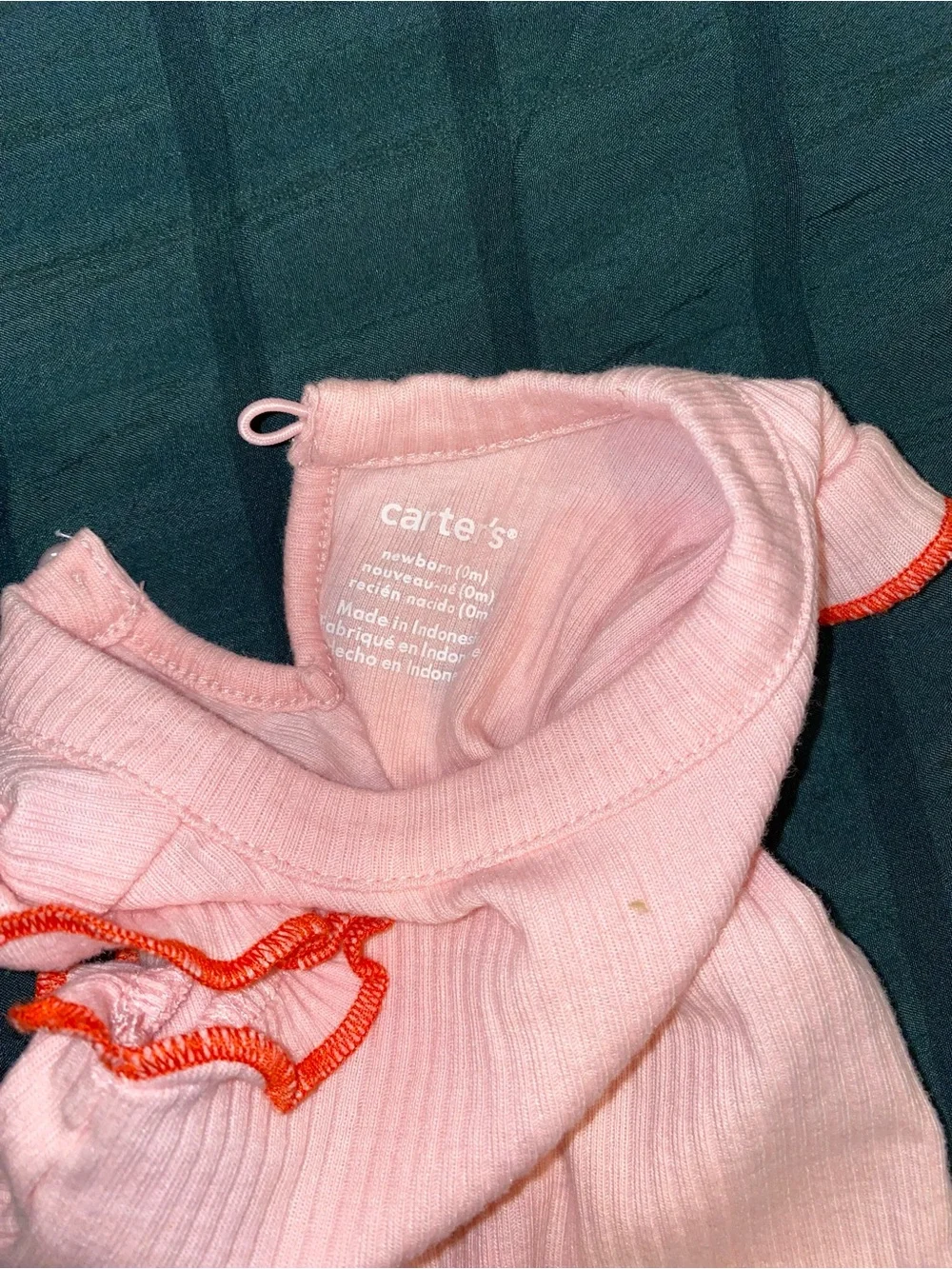 Carter’s pink top newborn